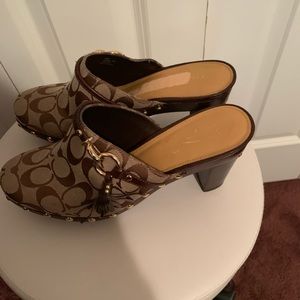 Coach clogs shoes